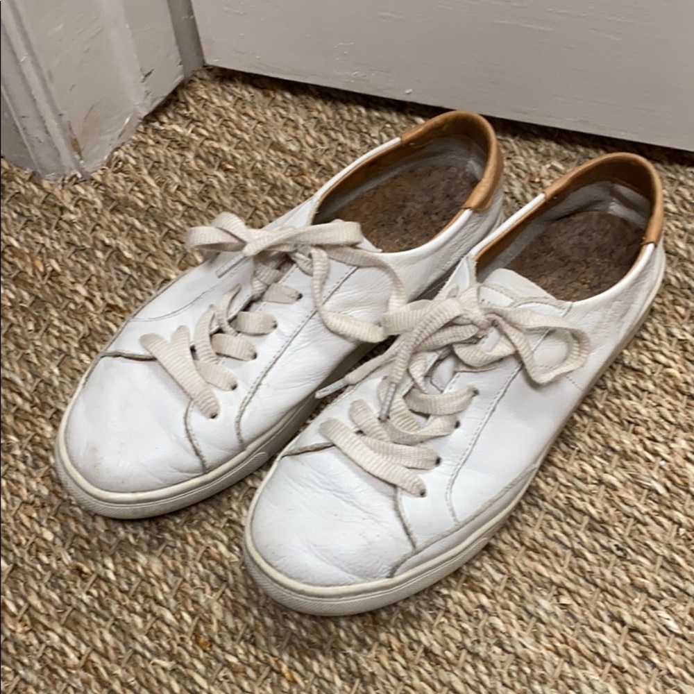 Soludos white lace up sneaker